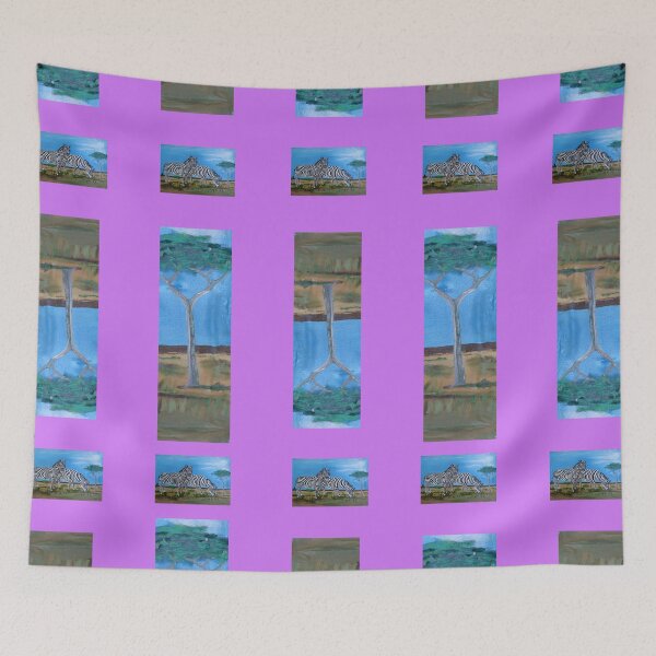 Item preview, Lush green canopies in a Zebra zone designed and sold by annenambiro.