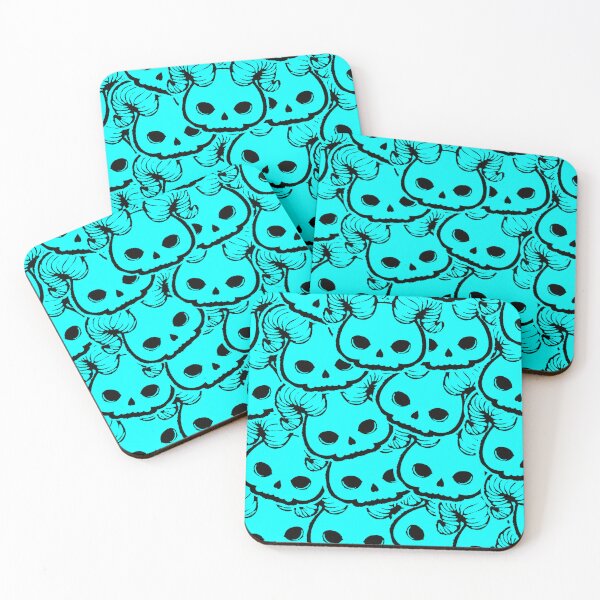 Item preview, Blue DemonSkull Pattern designed and sold by Doomspree.