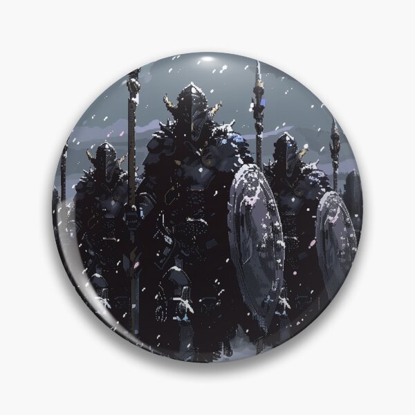 Item preview, Knights Phalanx Fantasy Warriors Retro Gaming Pixelated Mythical designed and sold by Kaos-Bit.