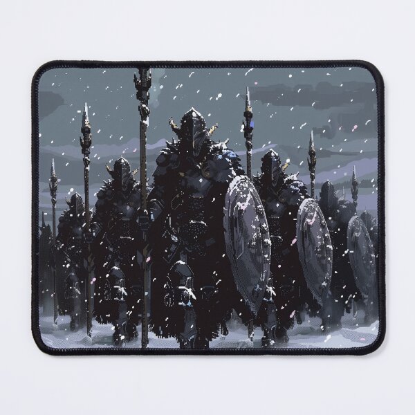 Item preview, Knights Phalanx Fantasy Warriors Retro Gaming Pixelated Mythical designed and sold by Kaos-Bit.