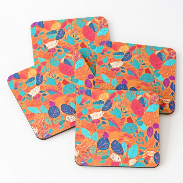 Item preview, Colorful Cartoon Leaves designed and sold by Health And Fitness Posts e-Store.