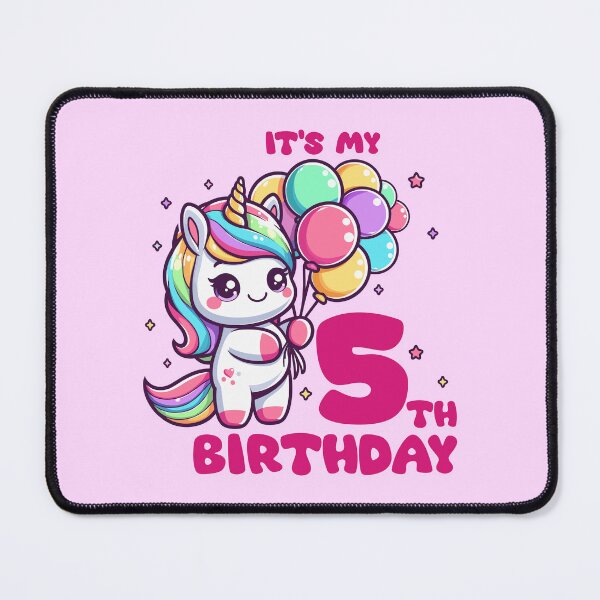 Item preview, cute and sweet unicorn It's my 5th birthday girl t-shirt designed and sold by Brudy-R.