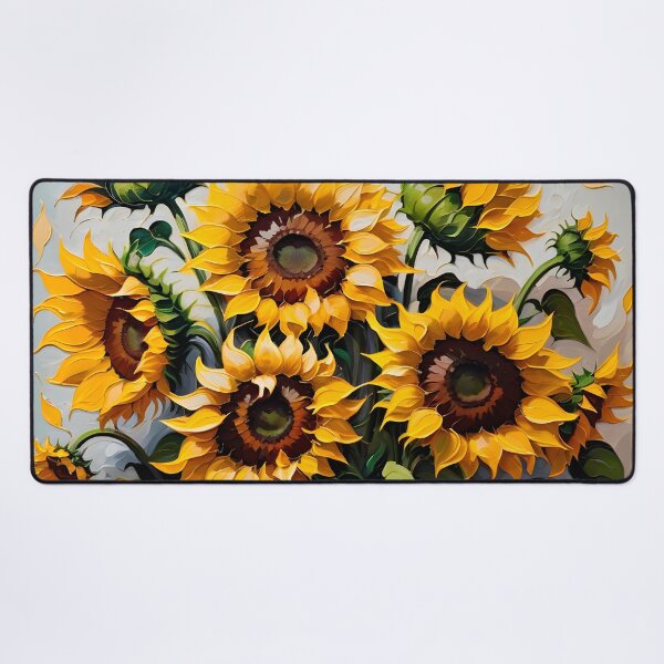Item preview, Sunflower. Bouquet Of Sunflowers In Oil Painting Style. designed and sold by Adelberton.