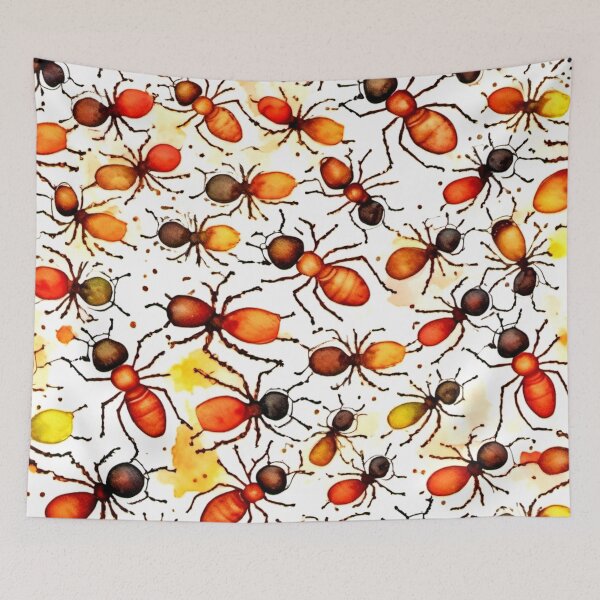 Item preview, Bright Ants Cartoon Style designed and sold by Health And Fitness Posts e-Store.