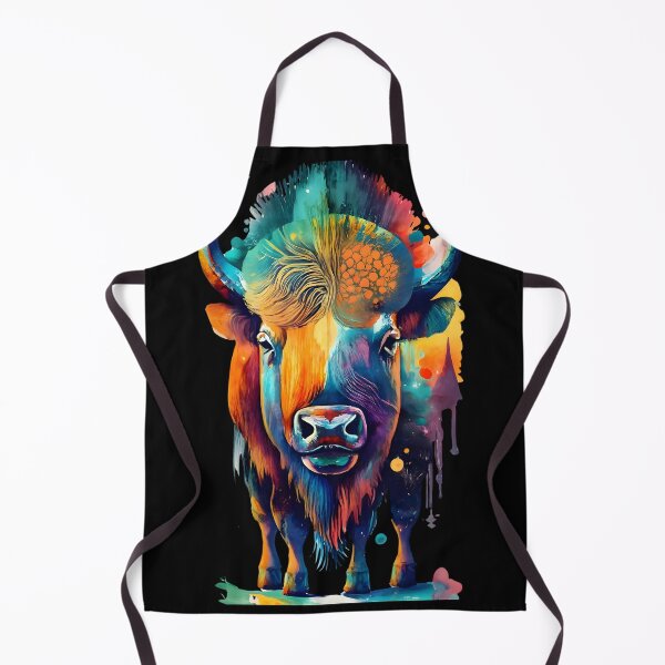 Item preview, Abstract watercolor Bison designed and sold by Ann Miu Deluxe.