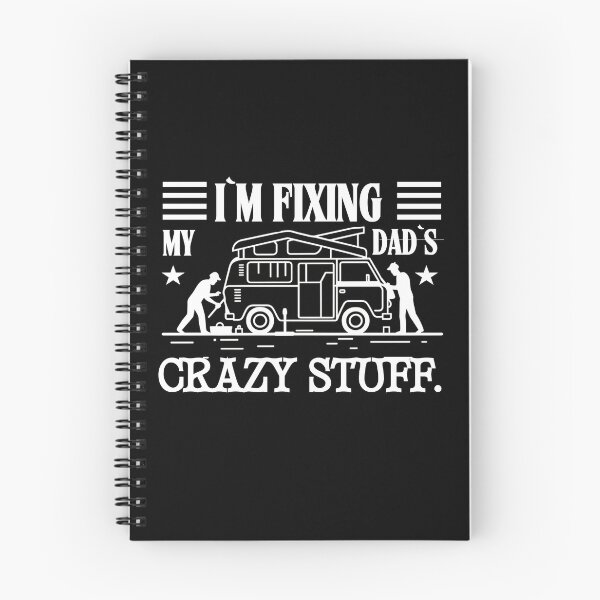 Item preview, I`M Fixing My Dad`s Crazy Stuff Retro Vintage Funny Mechanic Dad Dark Design  designed and sold by Raise2Shine.