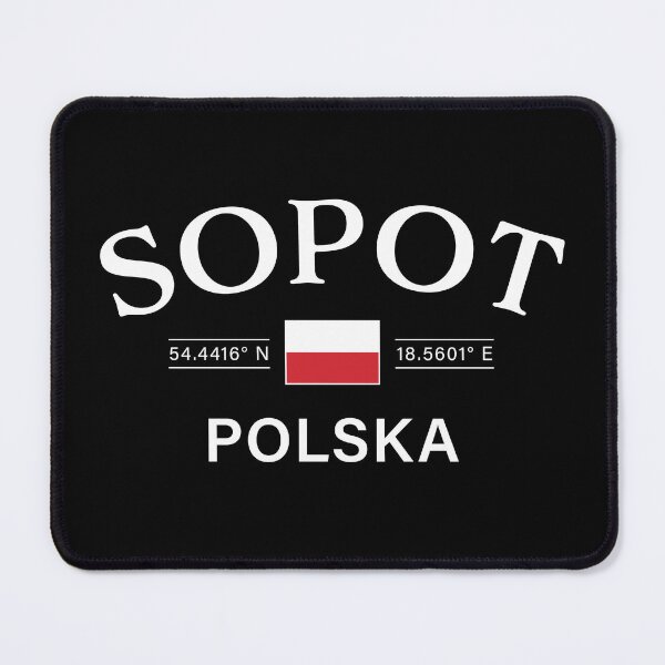 Item preview, Sopot Polska (Poland) Polish Coordinates designed and sold by HakeDesign.