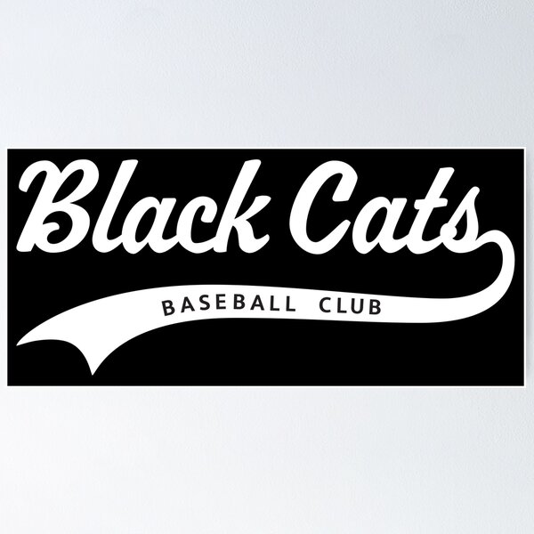 Item preview, Black Cats Baseball Club designed and sold by PizzaCatStudio.