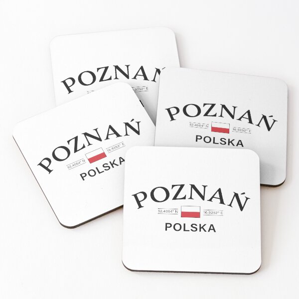 Item preview, Poznan Polska (Poland) Polish Coordinates designed and sold by HakeDesign.