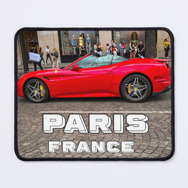 Item preview, Red Car On The Streets Of Paris with Paris France designed and sold by RollingRC.