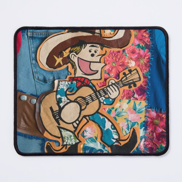 Item preview, Singing Cowboy Collage designed and sold by martaroo.