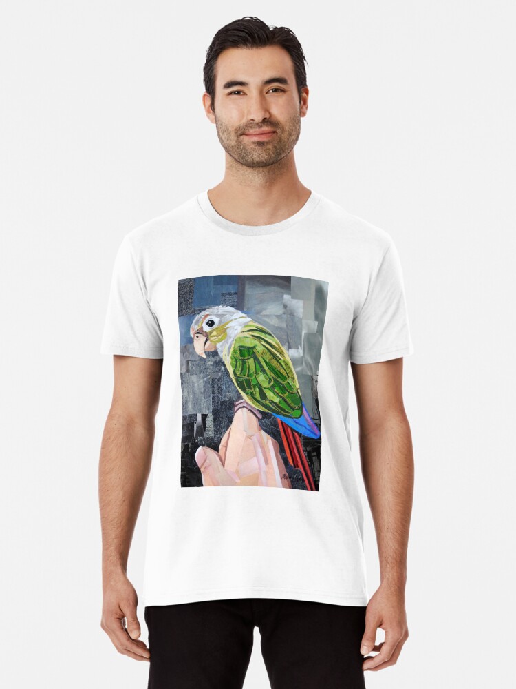 Thumbnail 1 of 6, Premium T-Shirt, The Colorful Conure designed and sold by megancoyle.