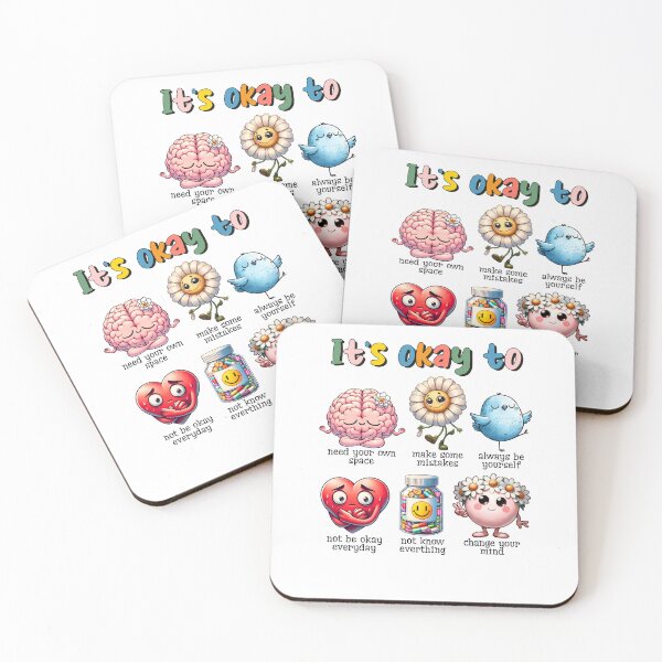 Item preview, It's Okay To, School Counselor, Special Education, Paraprofessional, ABA Therapist, BCBA, Mental Health, RBT designed and sold by behindthefacts.