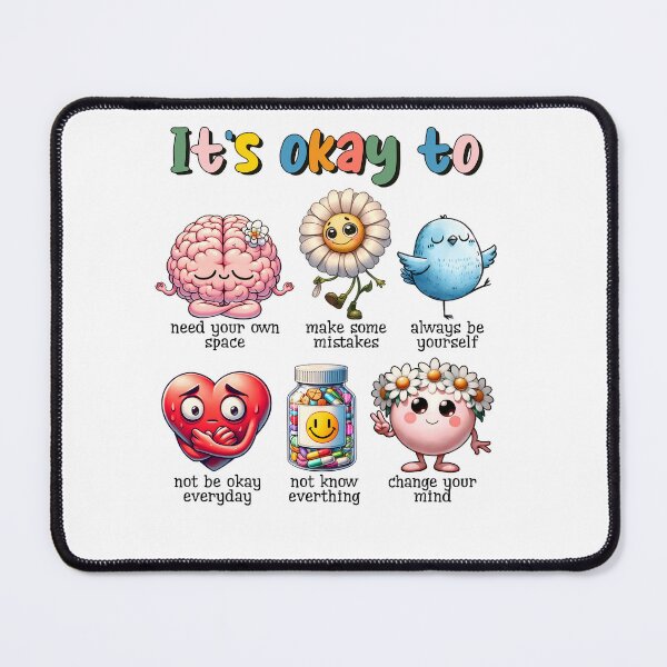Item preview, It's Okay To, School Counselor, Special Education, Paraprofessional, ABA Therapist, BCBA, Mental Health, RBT designed and sold by behindthefacts.