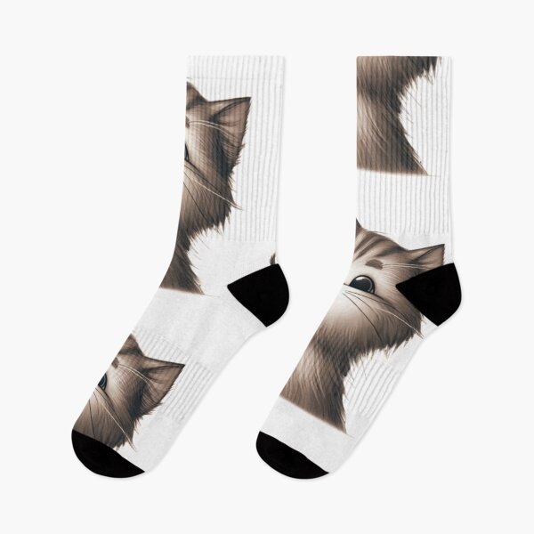 Item preview, Grey Cat taking a selfie designed and sold by Blink Art Studio.