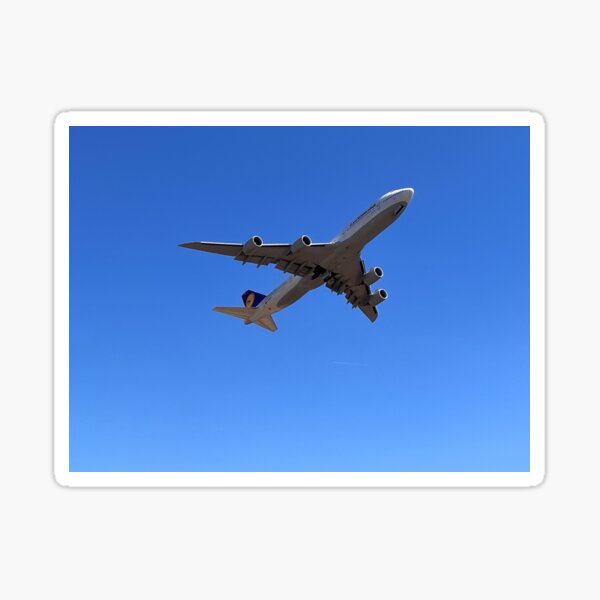 Queen of the skies climbing out! Sticker