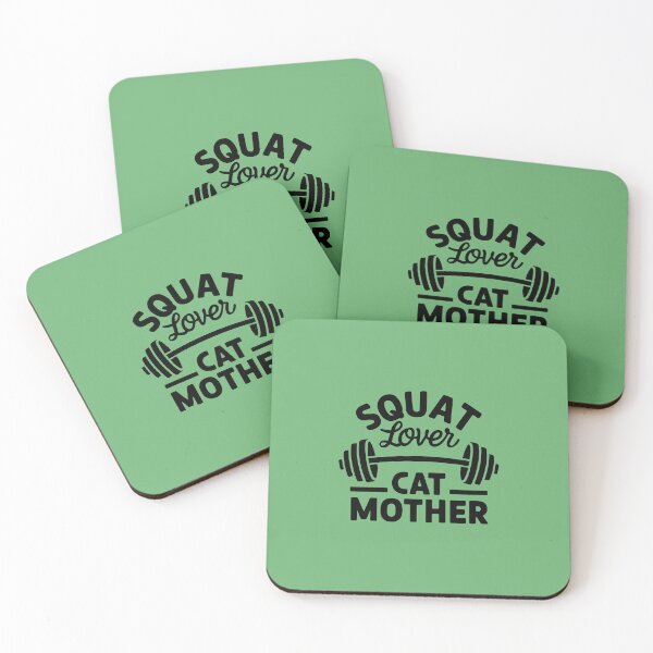 Item preview, Copy of Squat Lover Cat Mother Funny Workout Gym Fitness designed and sold by SusanaDesigns.