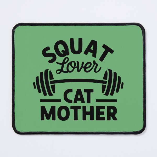 Item preview, Copy of Squat Lover Cat Mother Funny Workout Gym Fitness designed and sold by SusanaDesigns.