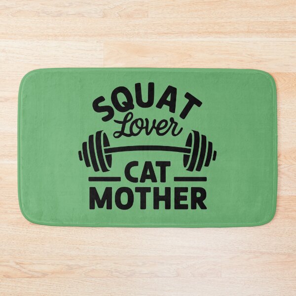 Item preview, Copy of Squat Lover Cat Mother Funny Workout Gym Fitness designed and sold by SusanaDesigns.