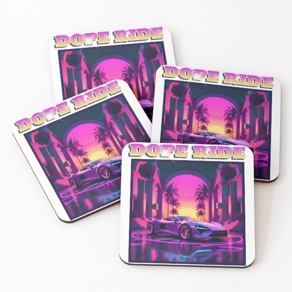 Artikelvorschau, Synthwave High-End-Sportwagen entworfen und verkauft von EmeraldCauldren.