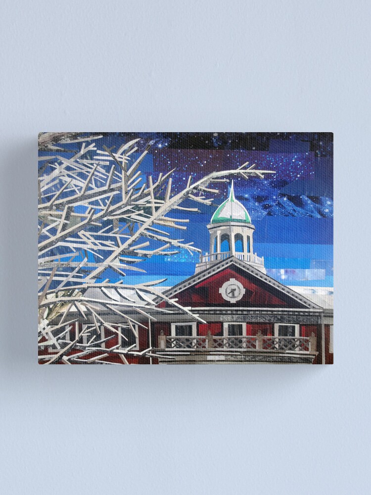 Thumbnail 2 of 3, Canvas Print, Alamance Winter designed and sold by megancoyle.