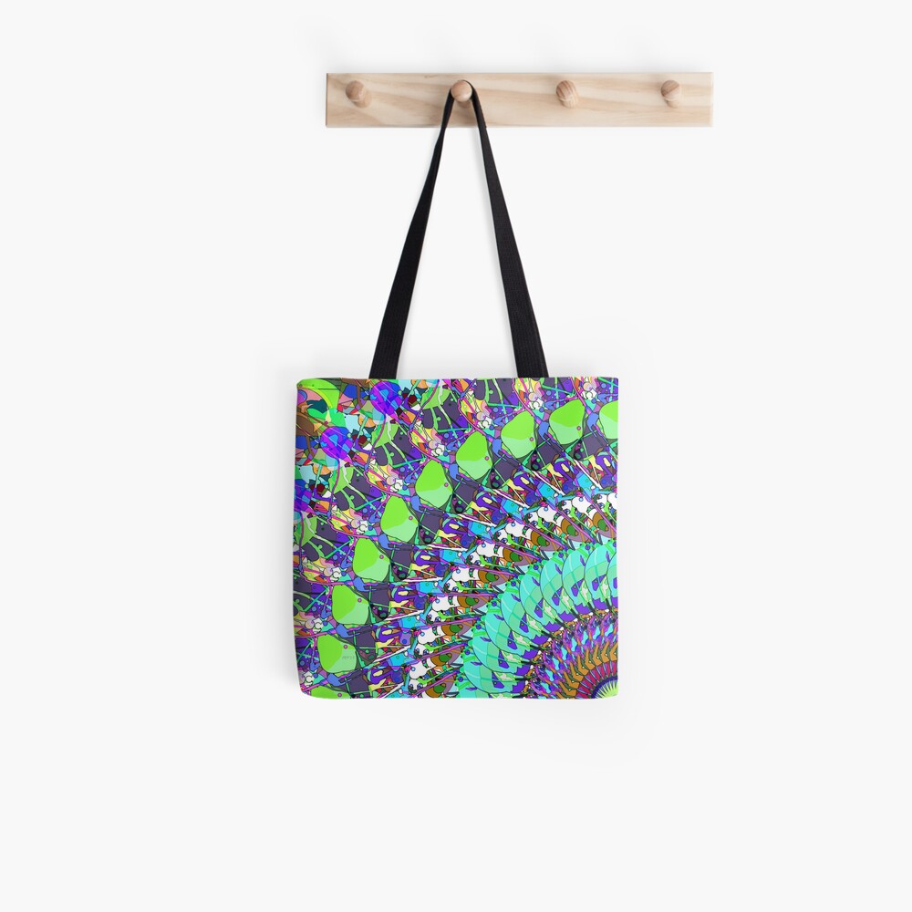 Abstract Collage of Colors Tote Bag