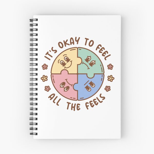 Item preview, It's Okay To Feel All The Feels, ABA Therapist, Speech Therapy, BCBA, Mental Health, RBT, AAC designed and sold by behindthefacts.