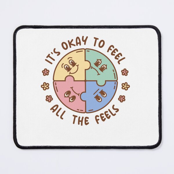 Item preview, It's Okay To Feel All The Feels, ABA Therapist, Speech Therapy, BCBA, Mental Health, RBT, AAC designed and sold by behindthefacts.