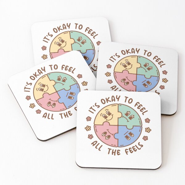 Item preview, It's Okay To Feel All The Feels, ABA Therapist, Speech Therapy, BCBA, Mental Health, RBT, AAC designed and sold by behindthefacts.