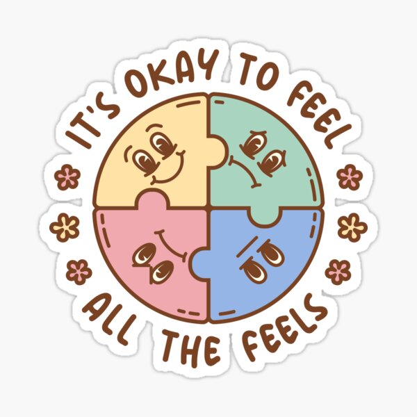 Item preview, It's Okay To Feel All The Feels, ABA Therapist, Speech Therapy, BCBA, Mental Health, RBT, AAC designed and sold by behindthefacts.