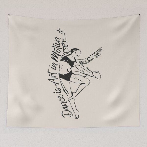 Item preview, Modern Dance Quote - Dance is Art in Motion designed and sold by Ravensdesign.