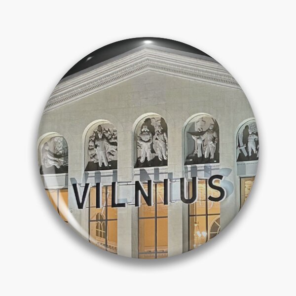 Item preview, Vilnius by Night designed and sold by ShortFinalArt.
