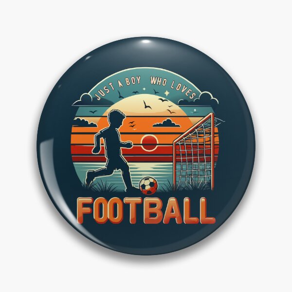 Item preview, Just a Boy Who Loves Football designed and sold by Designowner.