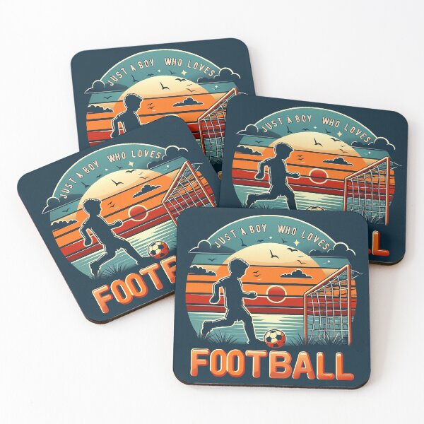 Item preview, Just a Boy Who Loves Football designed and sold by Designowner.