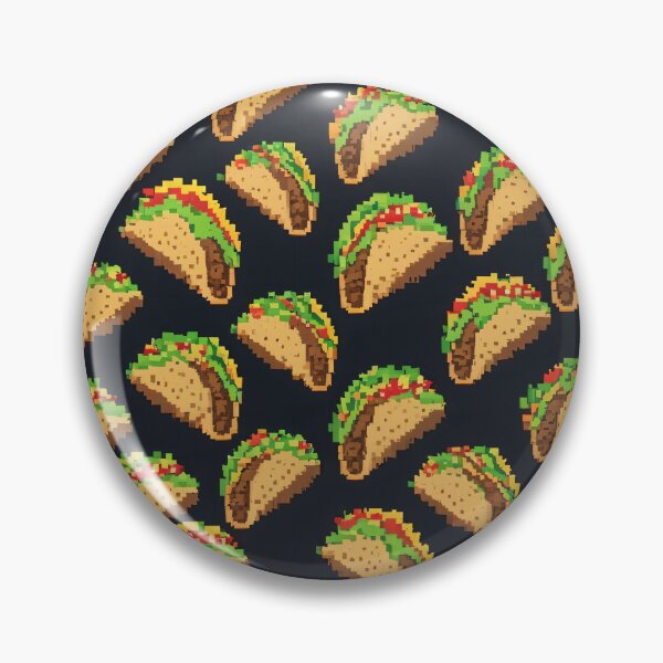 Artikelvorschau, Pixel Art Tacos: Retro und lustiges Food-Design entworfen und verkauft von Slick-Waffles.