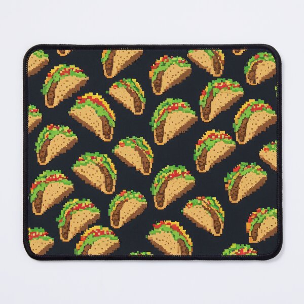 Artikelvorschau, Pixel Art Tacos: Retro und lustiges Food-Design entworfen und verkauft von Slick-Waffles.