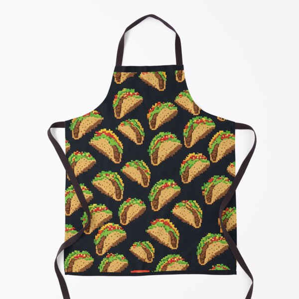 Item preview, Pixel Art Tacos: Retro and Fun Food Design designed and sold by Slick-Waffles.