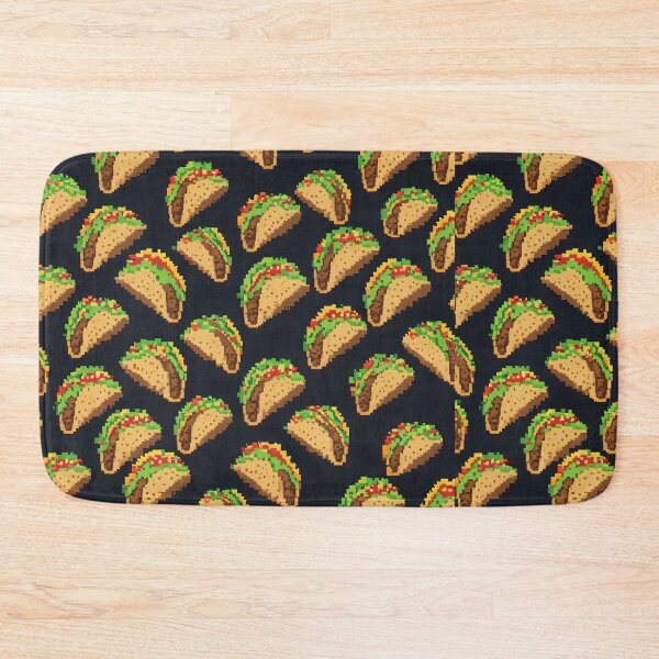 Item preview, Pixel Art Tacos: Retro and Fun Food Design designed and sold by Slick-Waffles.