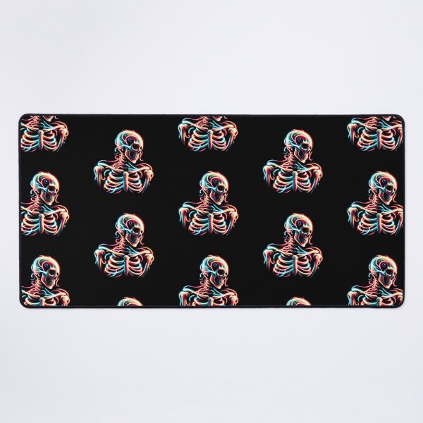 Item preview, Neon Skeleton Psychedelic Glow Art designed and sold by StickaTime.