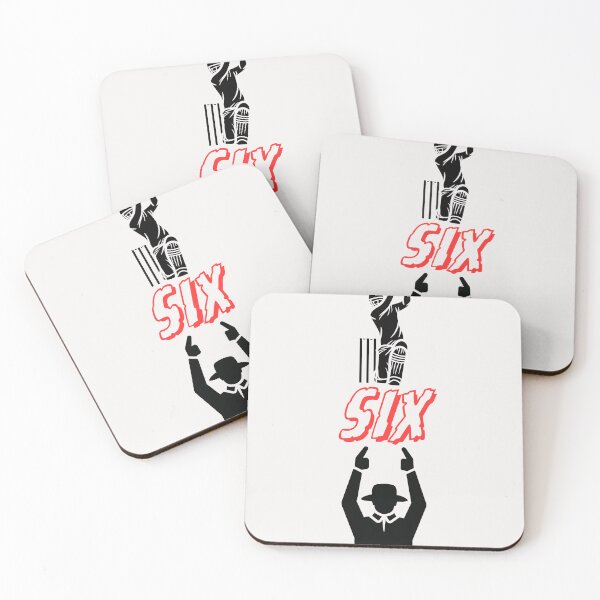 Item preview, Batter hits a six with umpire signalling designed and sold by IFarty.