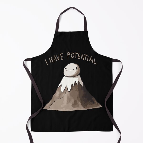 Item preview, I have Potential - Rock on Mountain - Physics Humor - Science Joke designed and sold by DoodleDashShop.