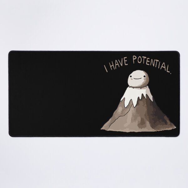 Item preview, I have Potential - Rock on Mountain - Physics Humor - Science Joke designed and sold by DoodleDashShop.