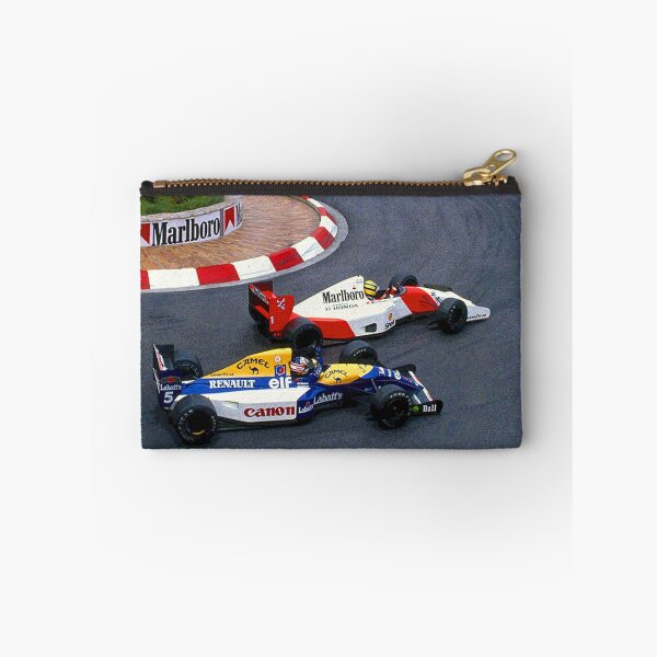 Item preview, Nigel Mansell and Ayrton Senna celebrating their 2nd and 1st places in their 1992 F1 racecars abstract designed and sold by Rodissimus1984.