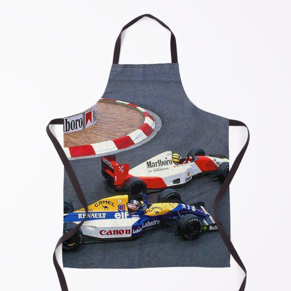 Item preview, Nigel Mansell and Ayrton Senna celebrating their 2nd and 1st places in their 1992 F1 racecars abstract designed and sold by Rodissimus1984.