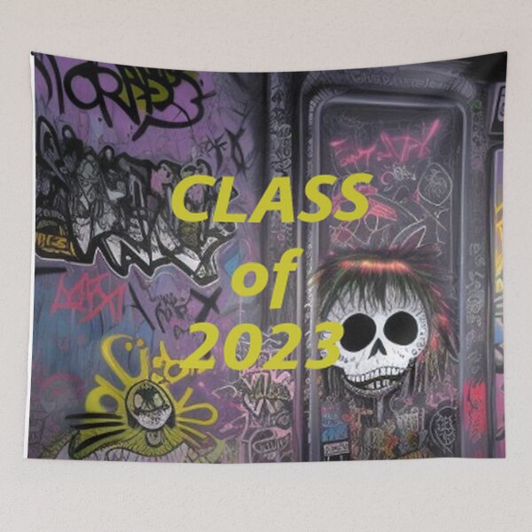 Item preview, Class of 2023 Abstract Graffiti Art designed and sold by TheDarkWardrobe.