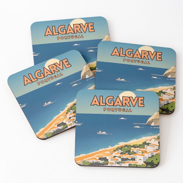 Item preview, Algarve Portugal Minimal Travel Poster designed and sold by ZionPosteria.