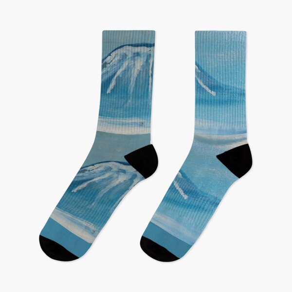 Item preview, Double Mountain with gullies of snow designed and sold by annenambiro.