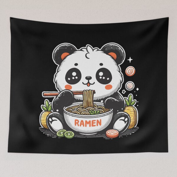 Item preview, Kawaii Panda Ramen Feast designed and sold by Designowner.