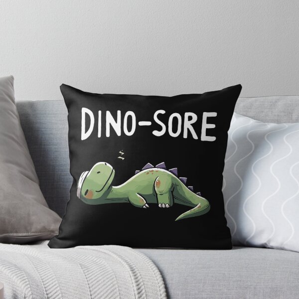 Item preview, Dino-sore Dinausaur Sport Fitness Dino designed and sold by DoodleDashShop.