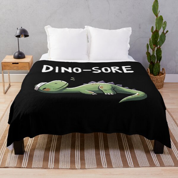 Item preview, Dino-sore Dinausaur Sport Fitness Dino designed and sold by DoodleDashShop.